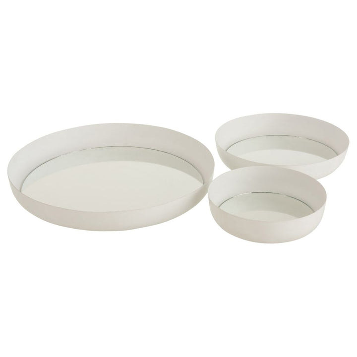 Miroirs Métal Blanc Mat - Designix