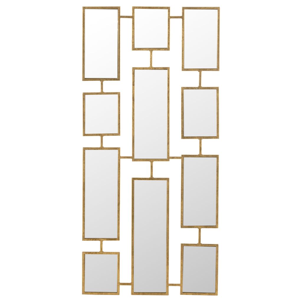 Miroirs Métal Doré 11 Parties - Designix
