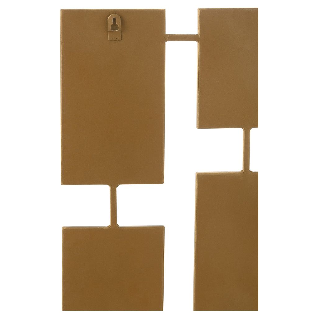 Miroirs Métal Doré 11 Parties - Designix