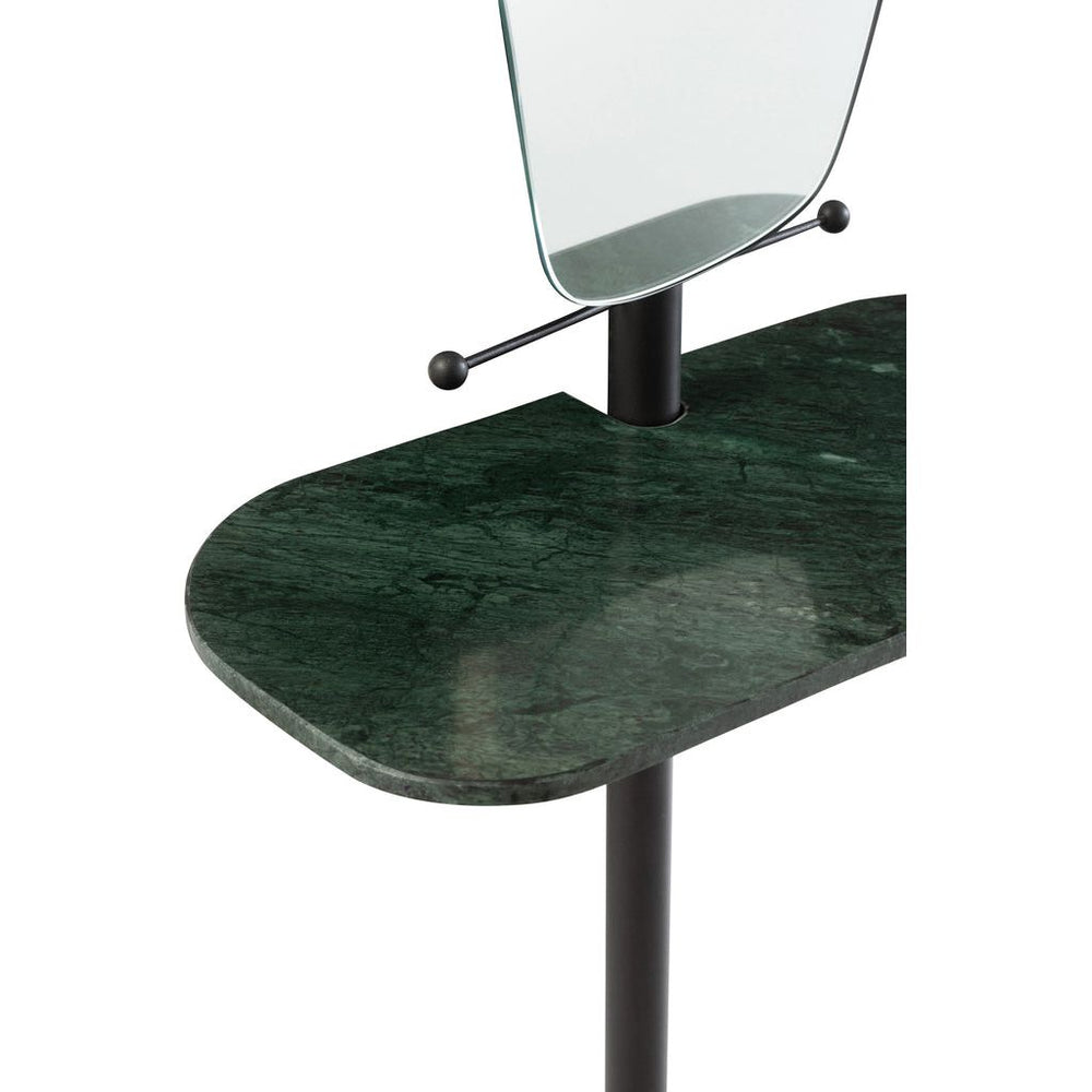 Miroir + Mur en planche Marbre/Fer/Verre Vert/Noir | Designix -     - https://designix.fr