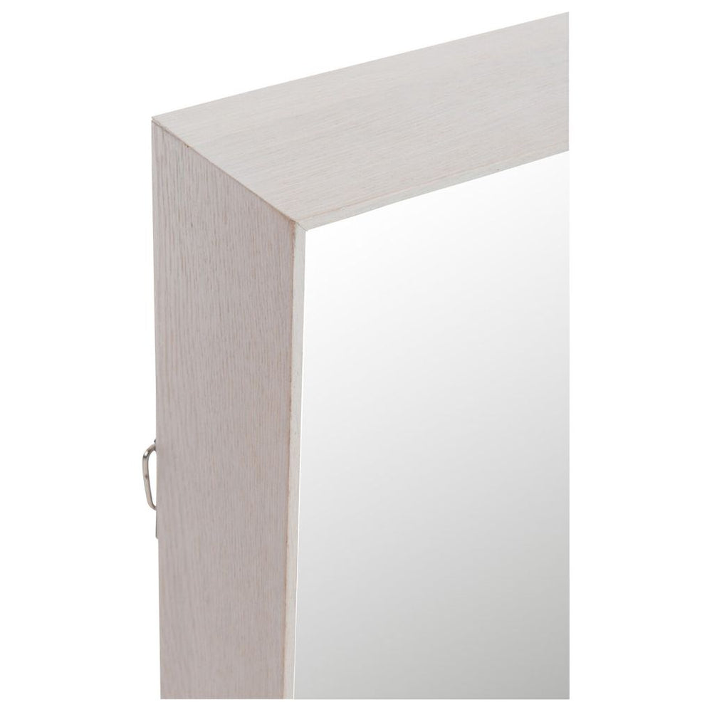 Miroir+cadre rectangulaire en bois greige 50X70cm | Designix -     - https://designix.fr