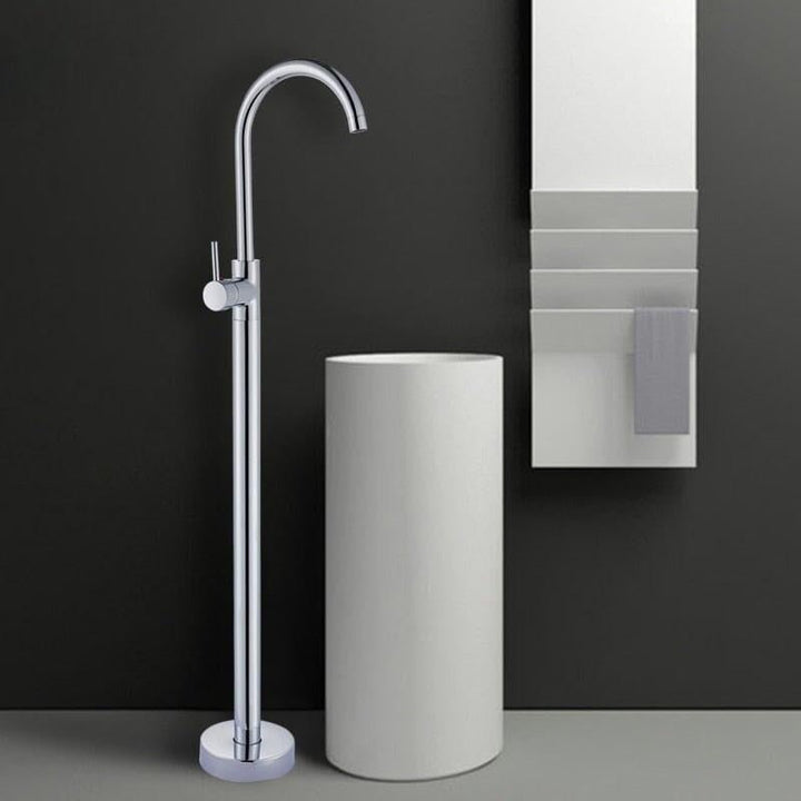 Mitigeur Baignoire au Sol | Élan Contemporain - Designix Mitigeur Lavabo Bronze