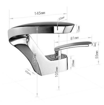 Mitigeur Lavabo Grue | Inspire Magistral - Designix Mitigeur Lavabo Bronze Brossé