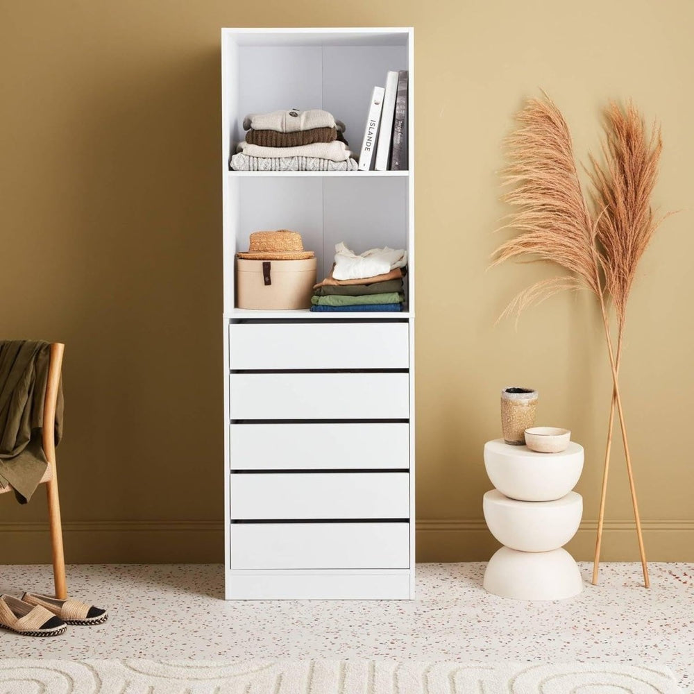 Module Dressing Tiroirs Blanc | Mirage - Designix Dressing