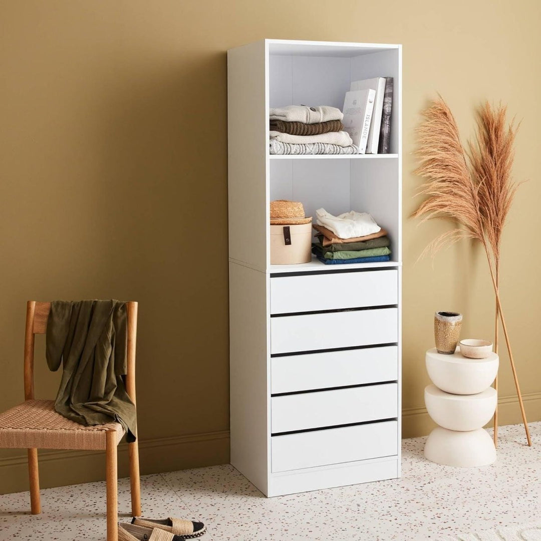 Module Dressing Tiroirs Blanc | Mirage - Designix Dressing