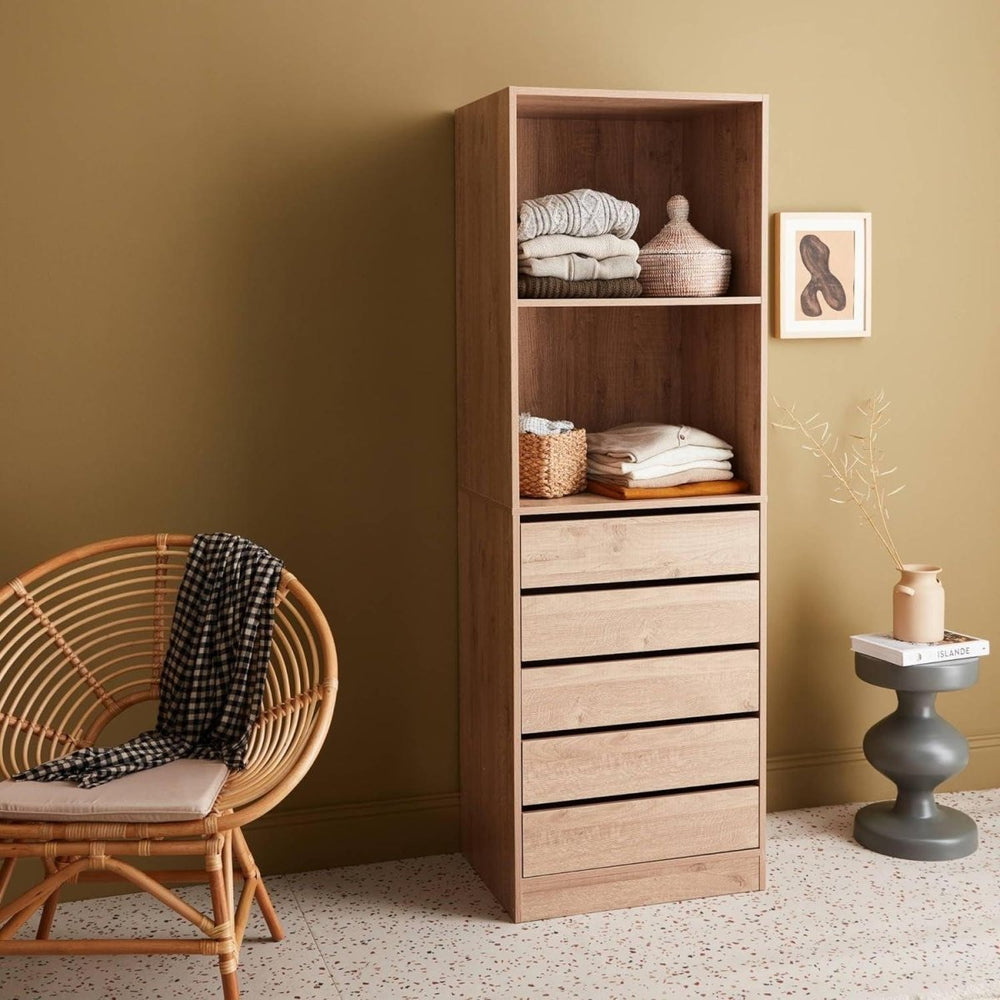 Module Dressing Tiroirs Etagères | Gaia - Designix Dressing