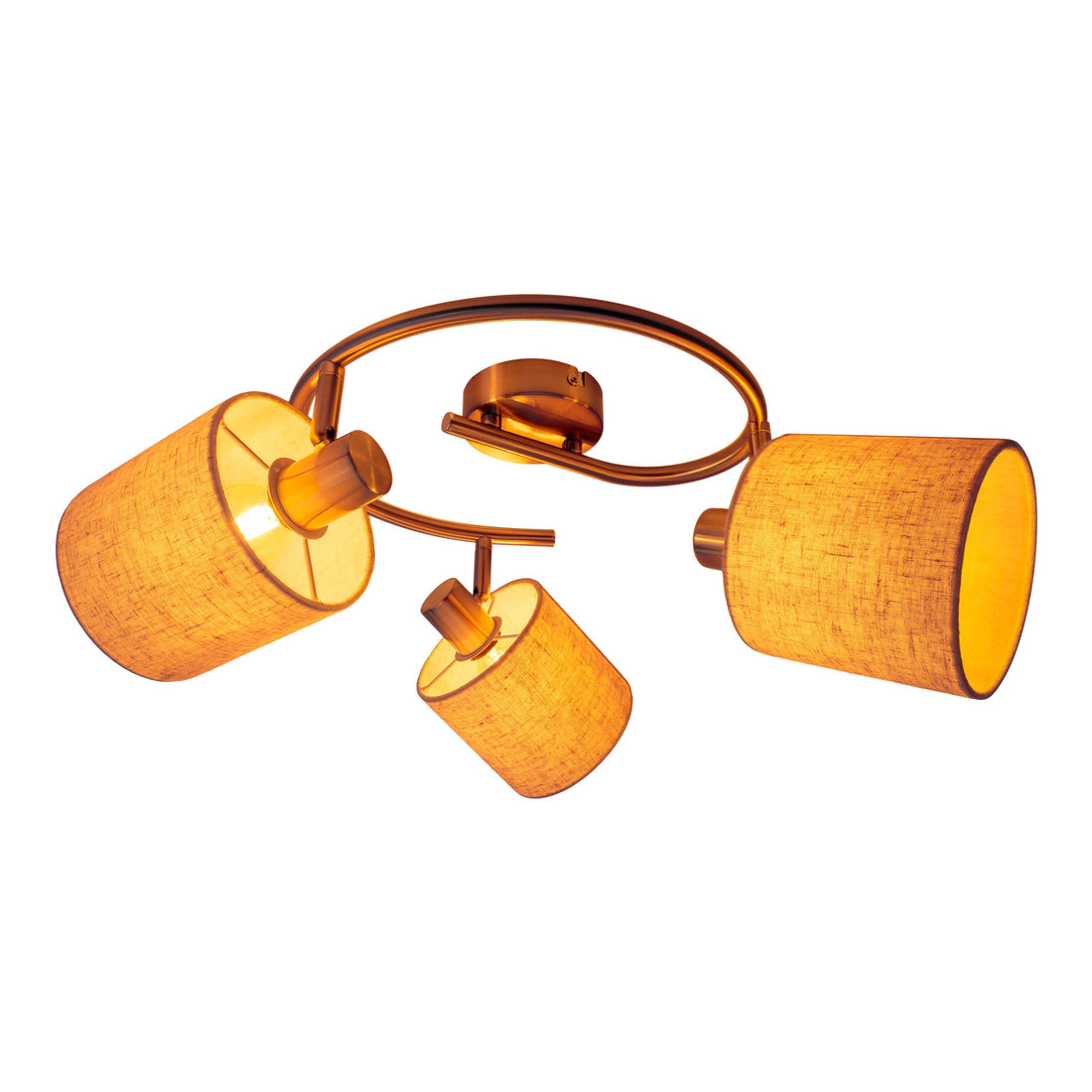 Luminaire plafonnier | Maron Bois Ø 52 cm