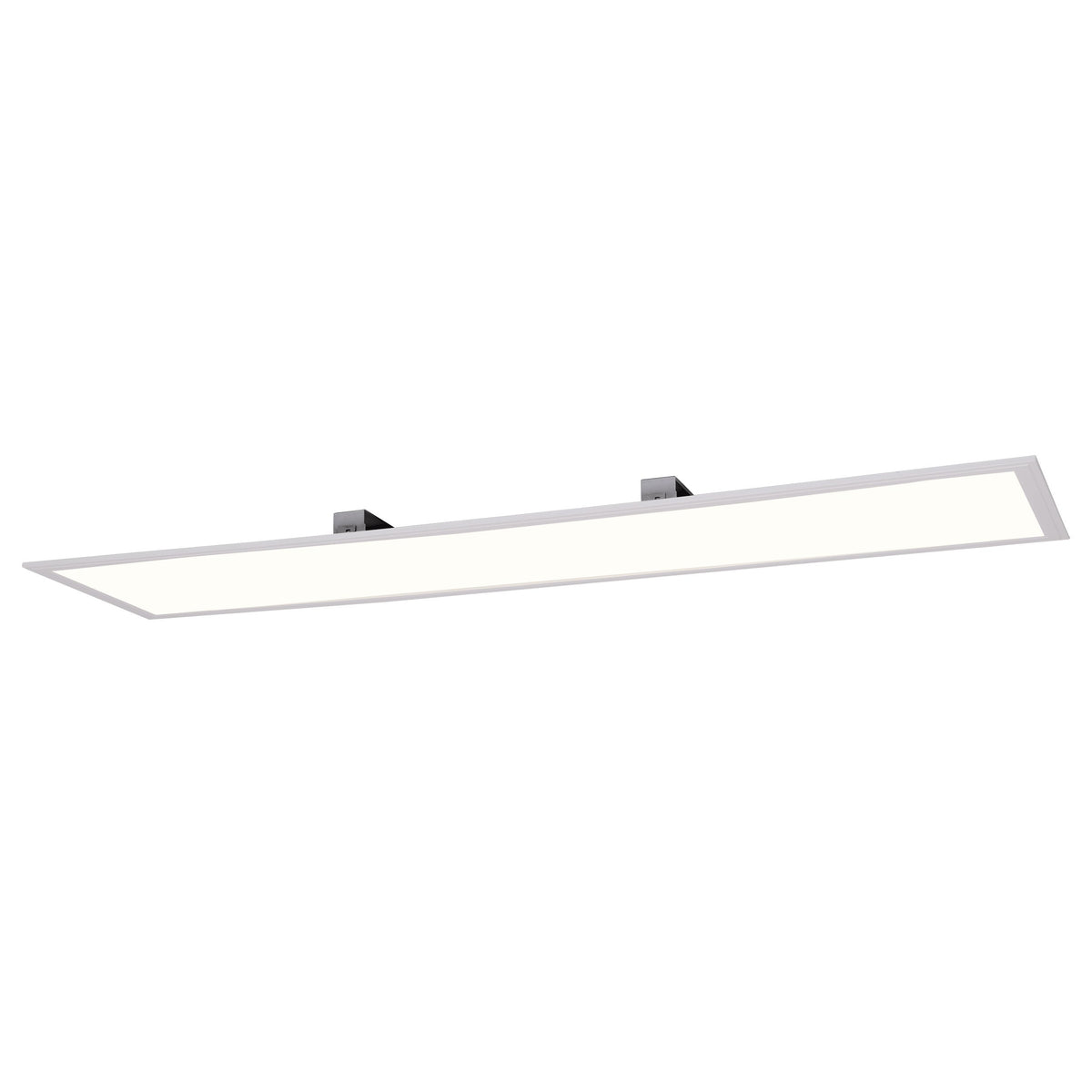 Plafonnier Nicola blanc, L 119,5 cm
