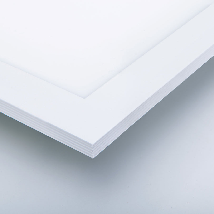 Plafonnier Nicola blanc, L 119,5 cm
