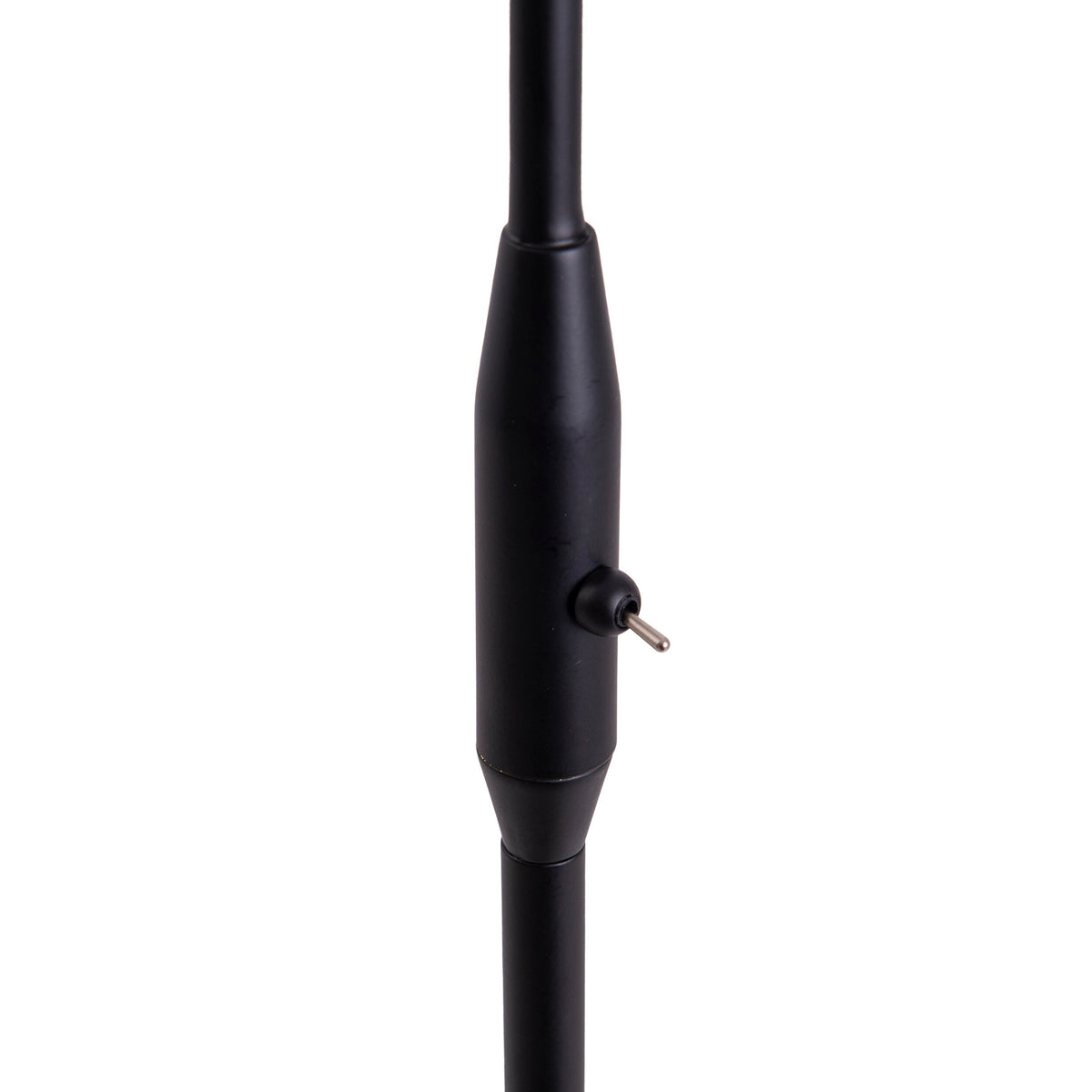 Lampadaire Fumoso noir, verre