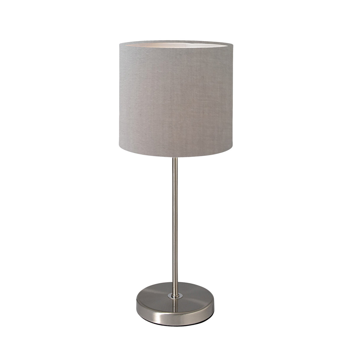 Lampe à poser NEW York grise, tissu