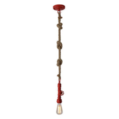 Suspension Regia rouge, H 145 cm
