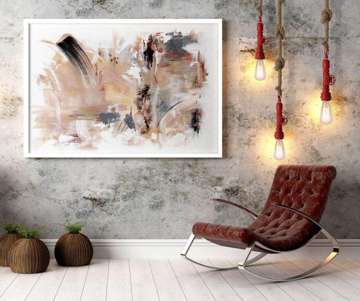 Suspension Regia rouge, H 145 cm