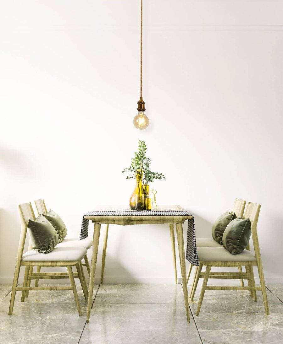 Suspension Ontario laiton, H 85 cm