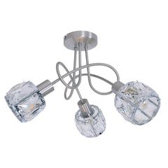 Plafonnier Josefa transparent, Ø 38 cm