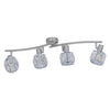 Plafonnier Josefa transparent, verre, L 70 cm