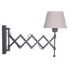 Applique murale Adrienne bois, tissu