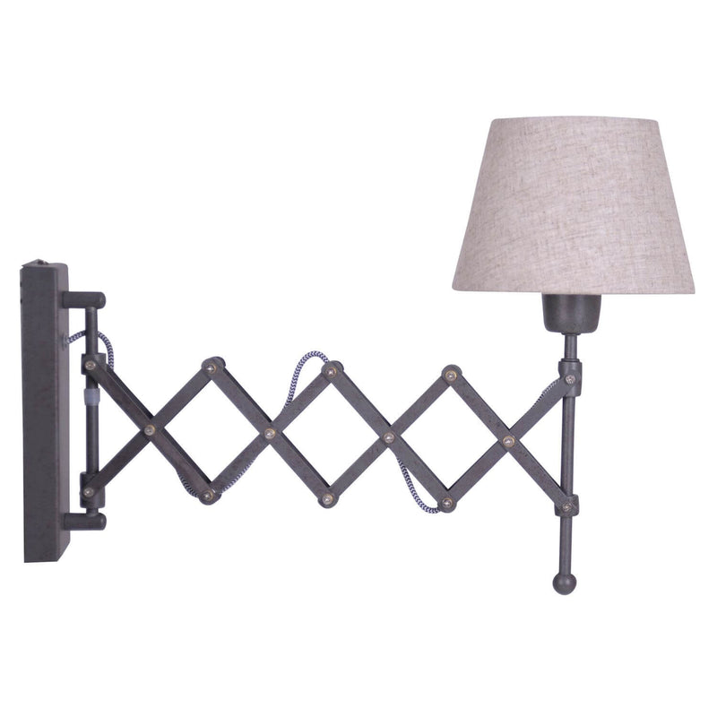 Applique murale Adrienne bois, tissu