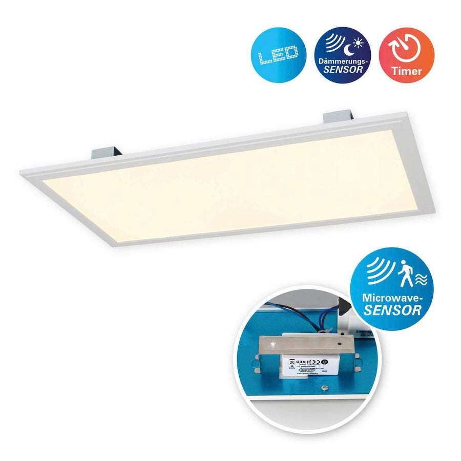 Spot encastrable Alegre blanc, L 59,5 cm