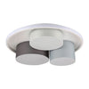 Plafonnier Eppan gris, tissu
