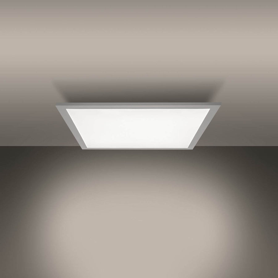Plafonnier Nico blanc, L 59,5 cm