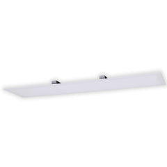 Plafonnier Nicola blanc, L 119,5 cm