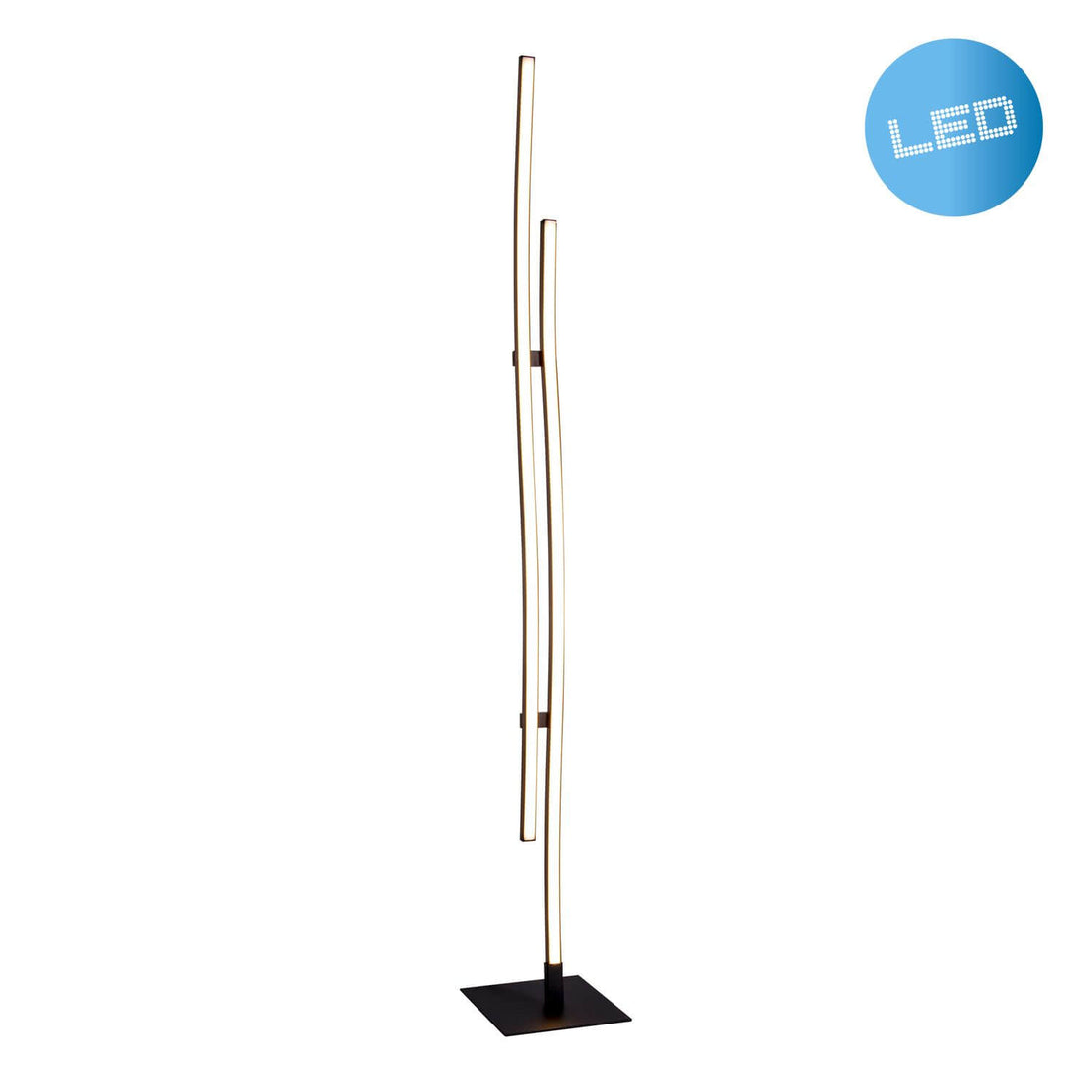 Lampadaire Onda noir