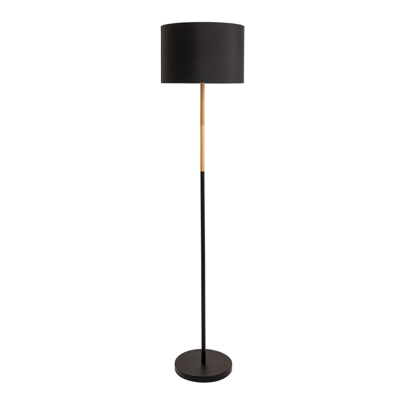 Lampadaire Tessile noir, tissu
