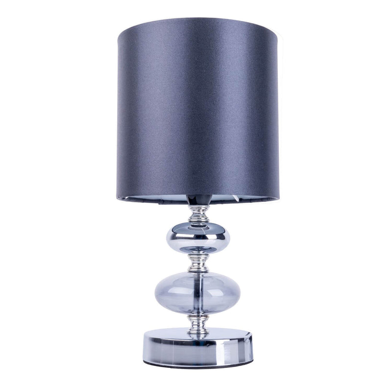 Lampe à poser Mali noire, tissu