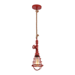 Suspension Regia rouge, H 130 cm