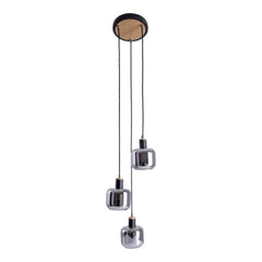 Suspension luminaire | Fumoso Noire H 120 cm
