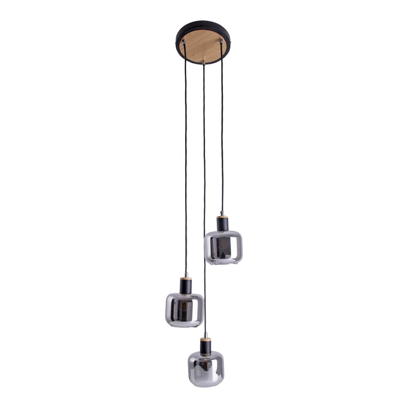 Suspension luminaire | Fumoso Noire H 120 cm