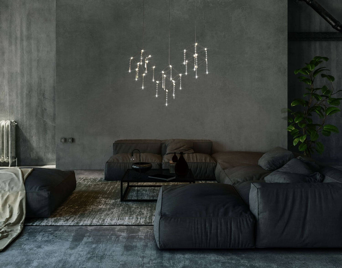 Suspension luminaire | Araneus Chromée