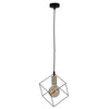 Suspension Canto noire, H 118 cm