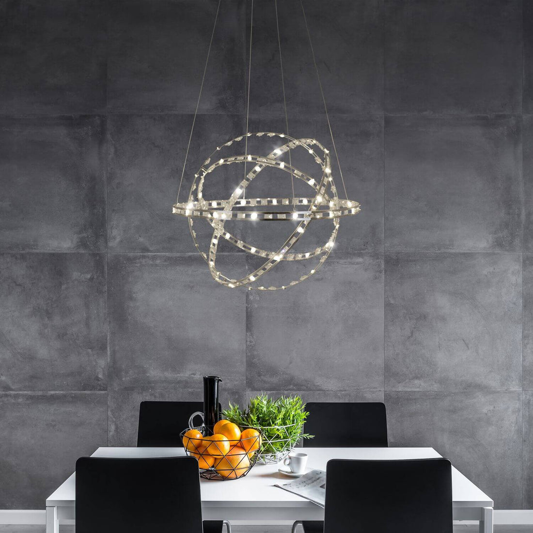 Suspension luminaire | Cosmos Chromée