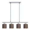 Suspension Maron marron, tissu