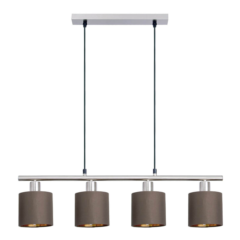 Suspension Maron marron, tissu