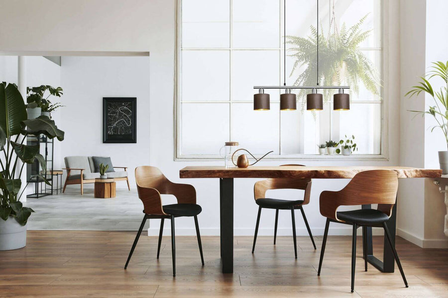 Suspension Maron marron, tissu