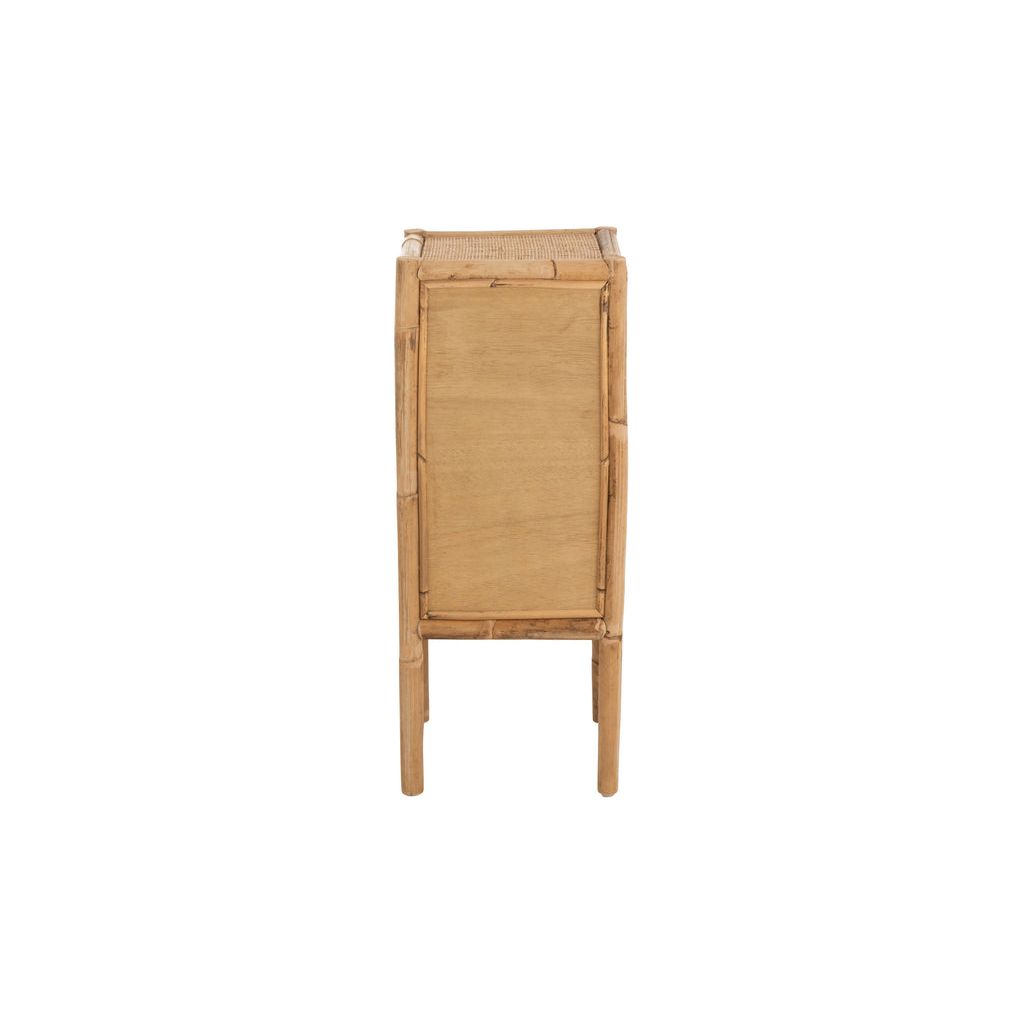 Table de chevet en rotin naturel Ozara | Designix -     - https://designix.fr