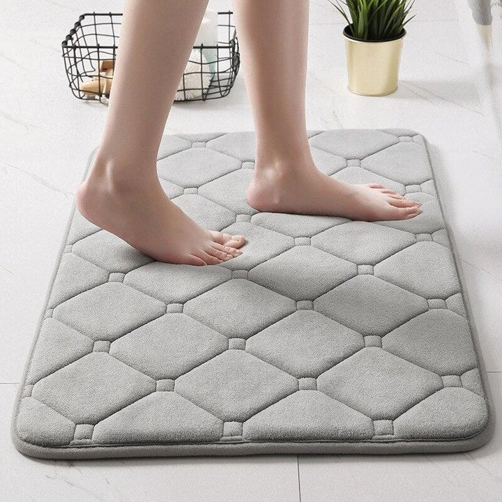 Non-slip Long Kitchen Mat Bath Carpet Floor Mats Home Entrance Doormat Absorbent Living Room Bathroom Lattice Washable Soft Rug | Designix - 0    - https://designix.fr/