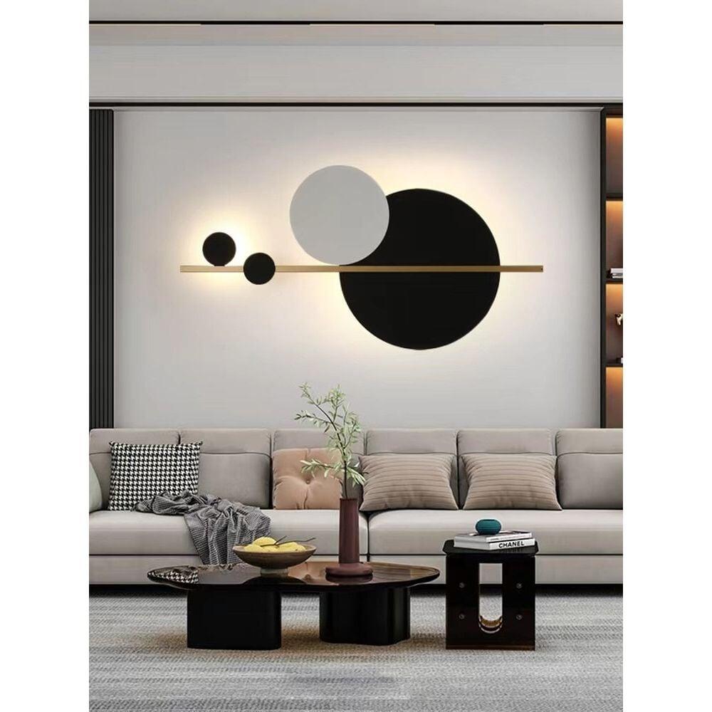 Art nordique Circle Bedside Led Wall Lamp | Designix - Amazon - https://designix.fr/