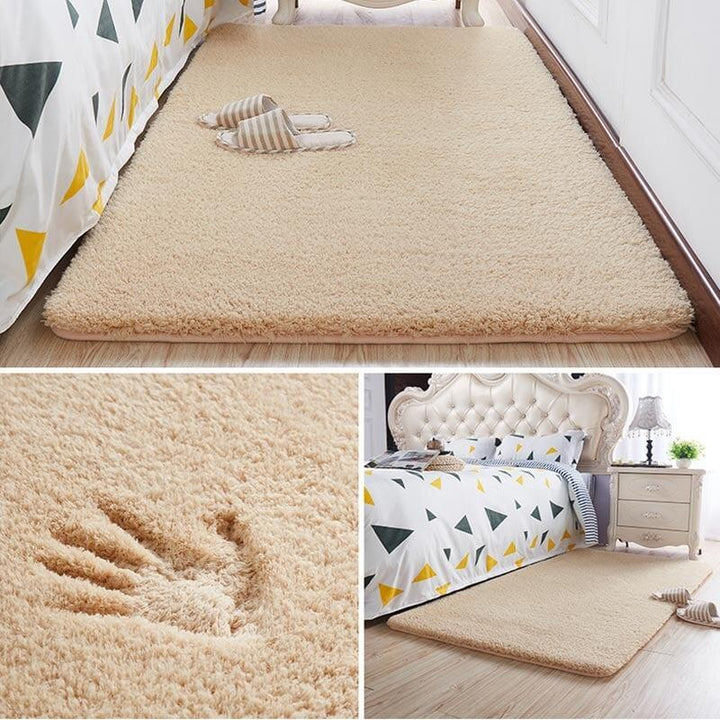 Nordic Fluffy Carpet For Bedroom Living Room Large Size Plush Anti-slip Soft  Door Mat White pink Red Children's Rugs For Room | Designix - 0 YGR-5 40X60cm 15x23inch  - https://designix.fr/