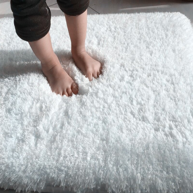 Nordic Fluffy Carpet For Bedroom Living Room Large Size Plush Anti-slip Soft  Door Mat White pink Red Children's Rugs For Room | Designix - 0    - https://designix.fr/