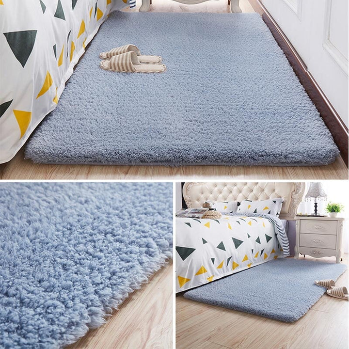Nordic Fluffy Carpet For Bedroom Living Room Large Size Plush Anti-slip Soft  Door Mat White pink Red Children's Rugs For Room | Designix - 0 YGR-9 40X60cm 15x23inch  - https://designix.fr/