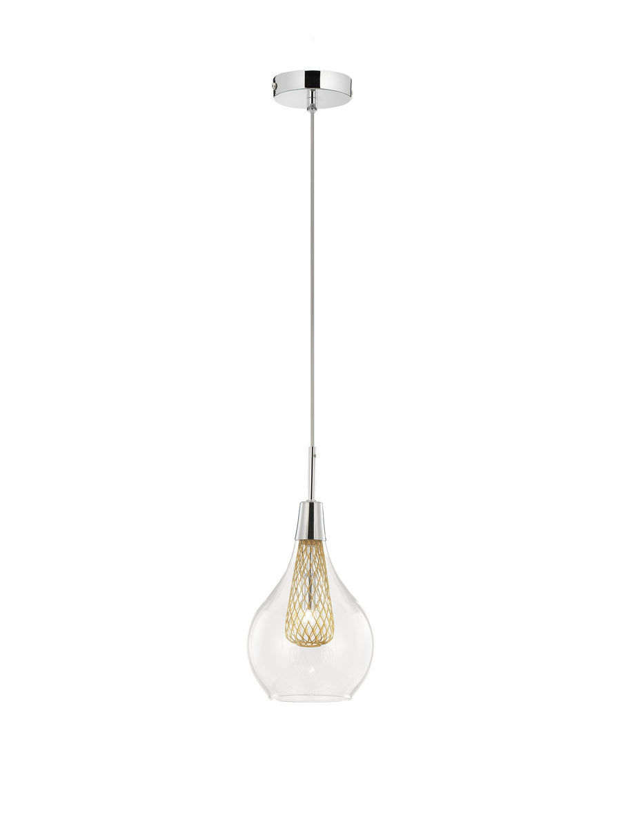 Suspension Filo dorée, verre (1500202811)