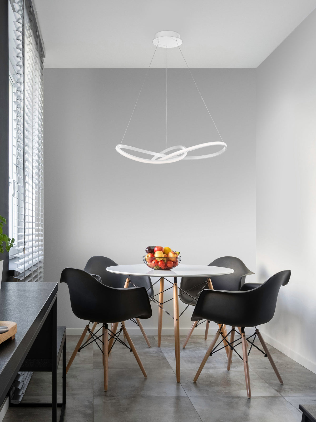 Suspension Fusion blanche