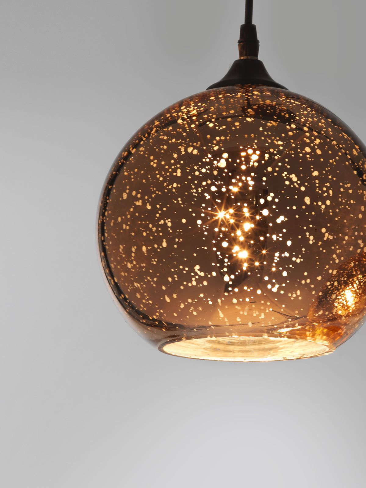 Suspension Blaze noire, verre