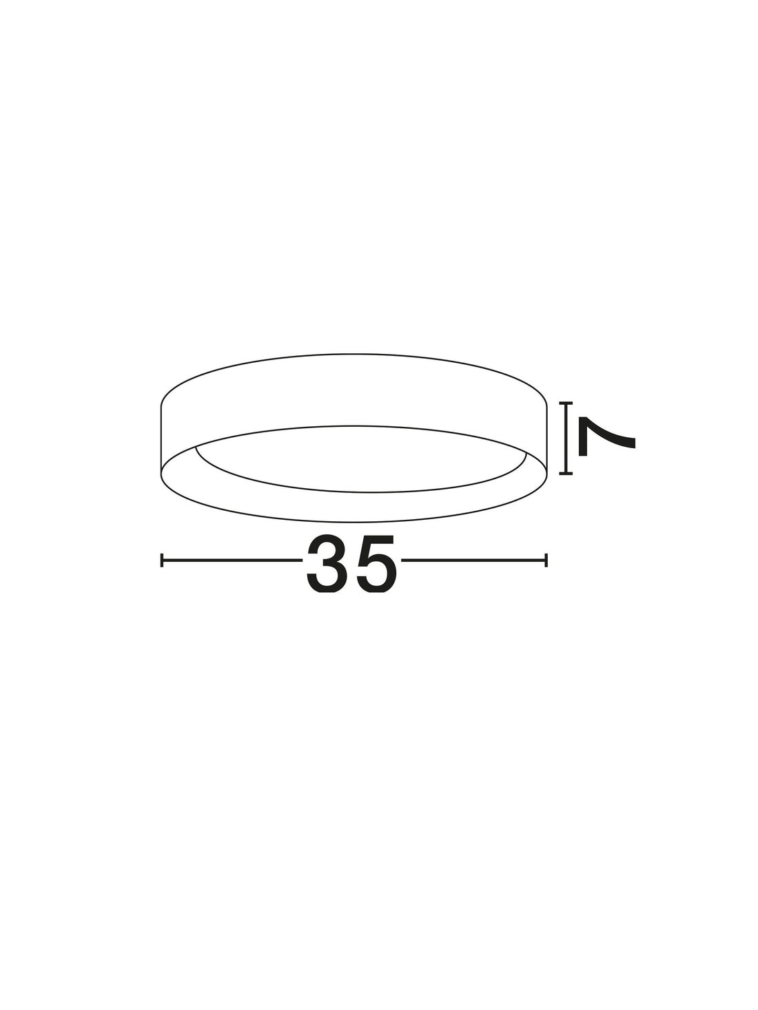 Luminaire plafonnier | Stake Noir