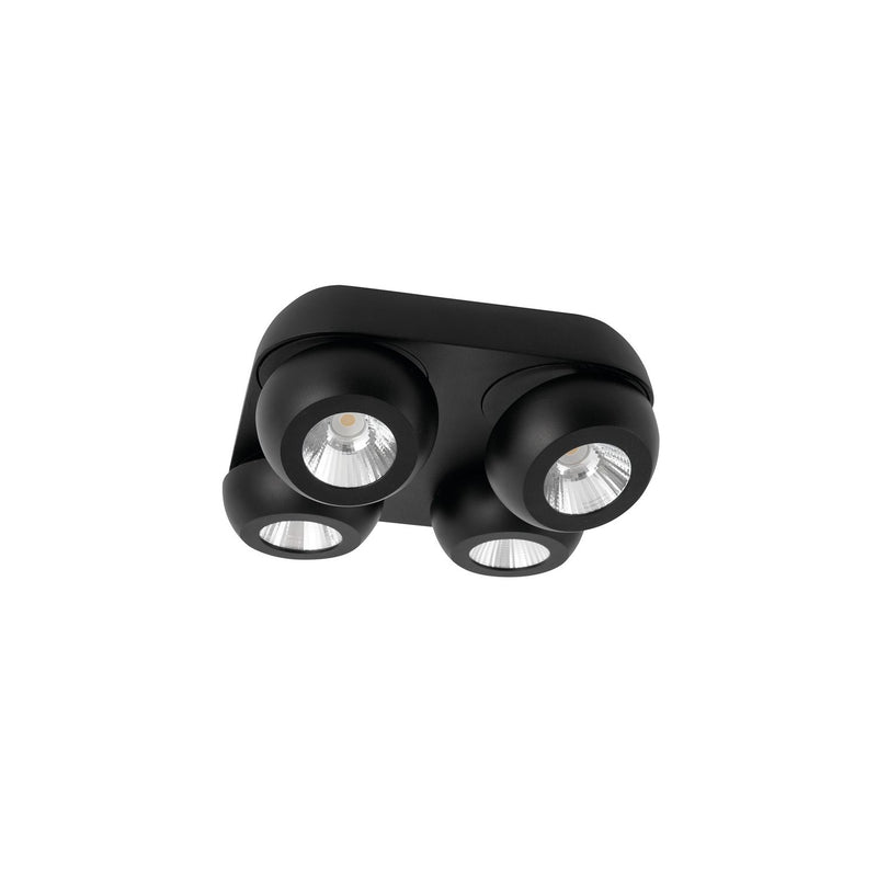 Plafonnier GON noir, L 25 cm (9105103)