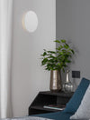 Applique murale Cyrcle blanche, H 30 cm
